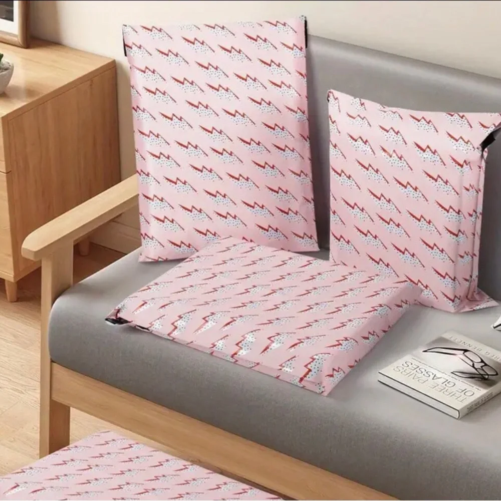 Polymailers (20) 10x13” Pink and Red Lightning Bolt Bags New with self sealing - Picture 6 of 7